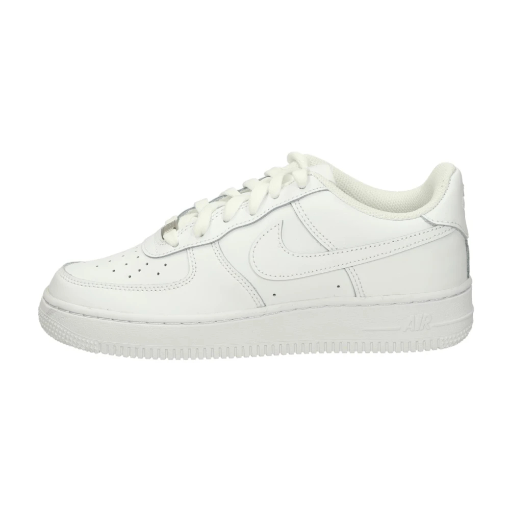 Nike Air Force - Weiß Kinder Sneaker Leder in Größe 40 - Bild 9