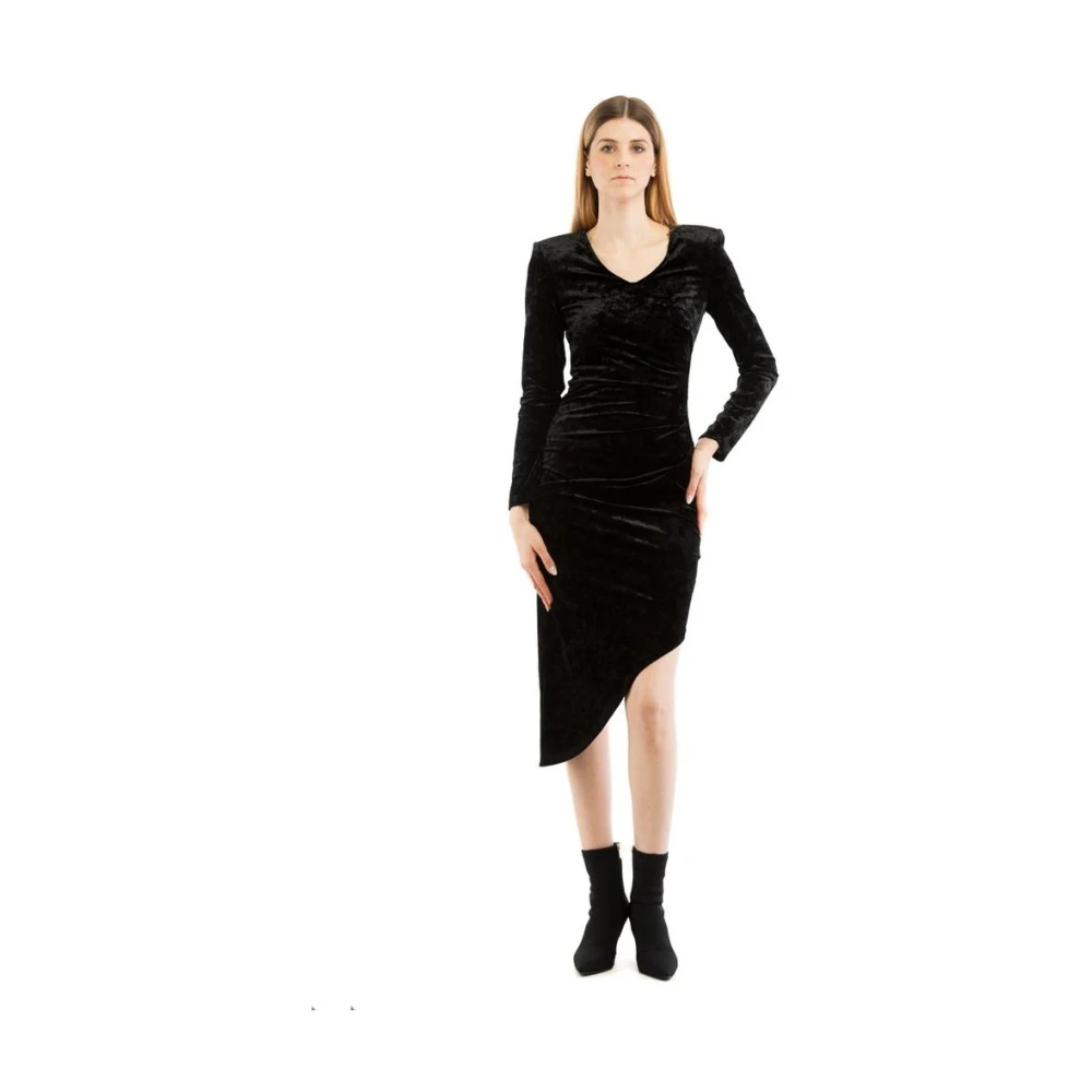Patrizia Pepe Damen Schwarz - Sleek Dress - Dresses - K - S
