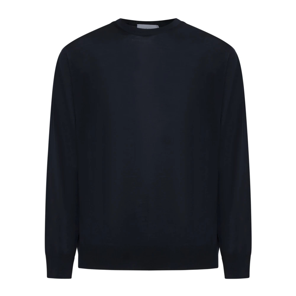 D4.0 Herren Blau - Rundhals-Pullover - Knitwear - M
