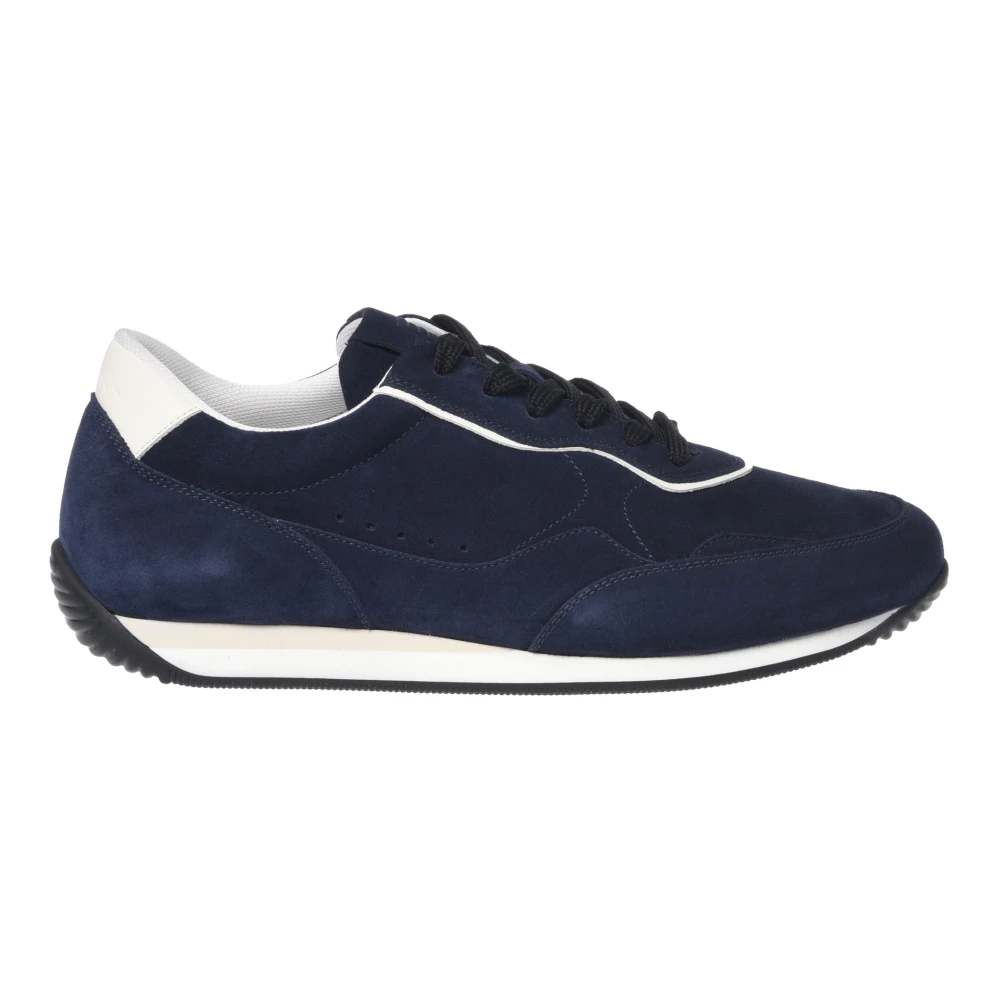 Baldinini Herren Blau - Suede Sneaker - Shoes - 44 Eu