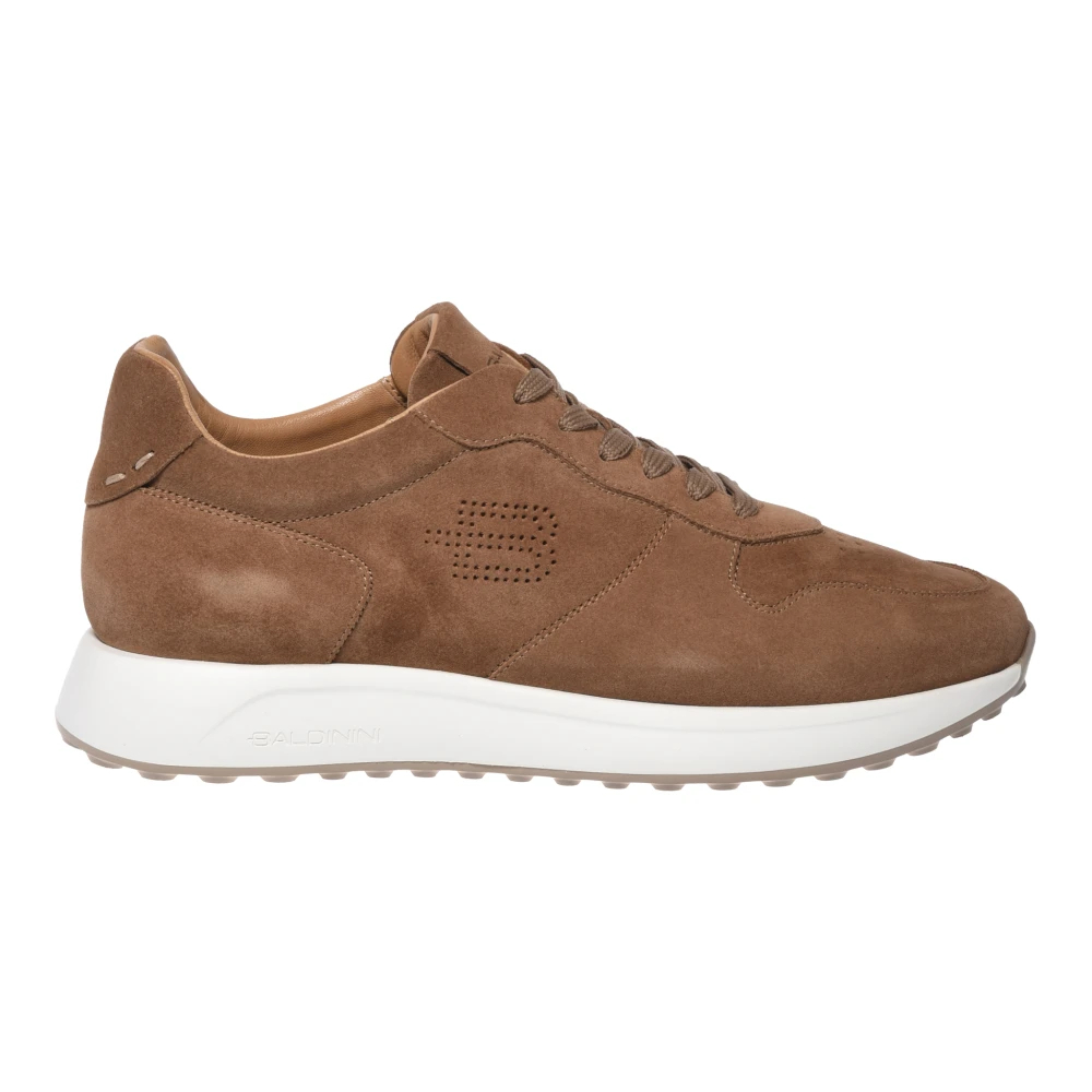 Baldinini Herren Braun - Suede Sneaker - Shoes - 41 Eu