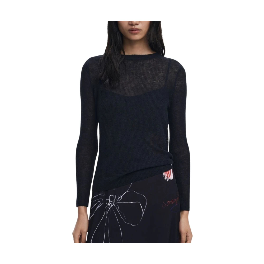 Desigual - Kala Dress - Knitwear - Damen - Schwarzk - Xs - Bild 9