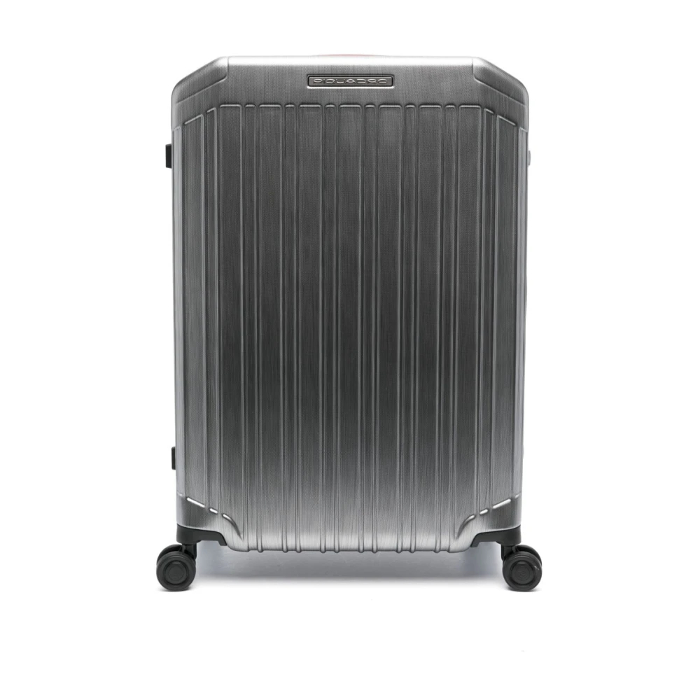 Piquadro - Mittelgroßer Hartschalentrolley - Suitcases - Unisex - Schwarzk - One Size - Bild 5