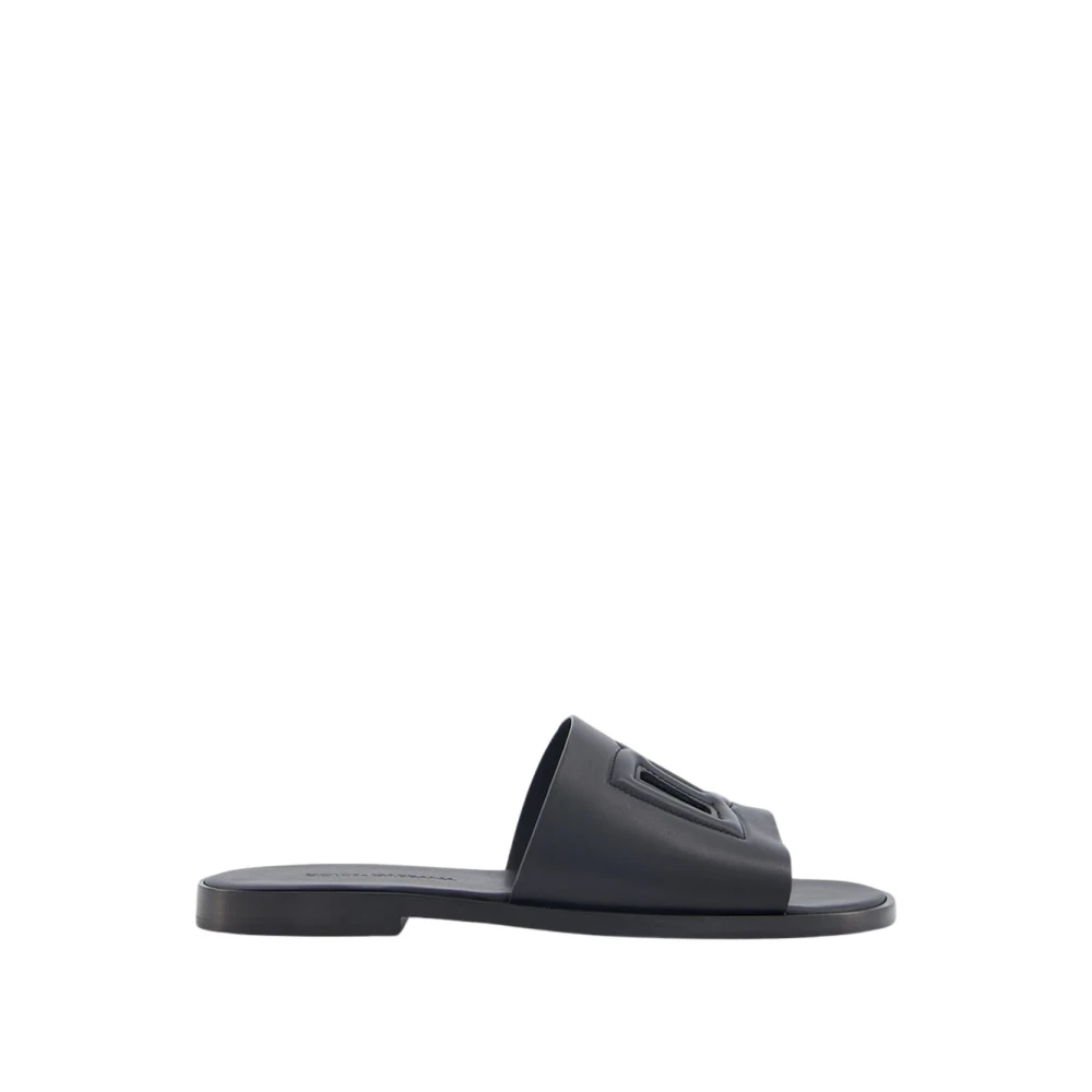 Dolce & Gabbana Herren Schwarz - Sliders - Shoes - K - 40 Eu