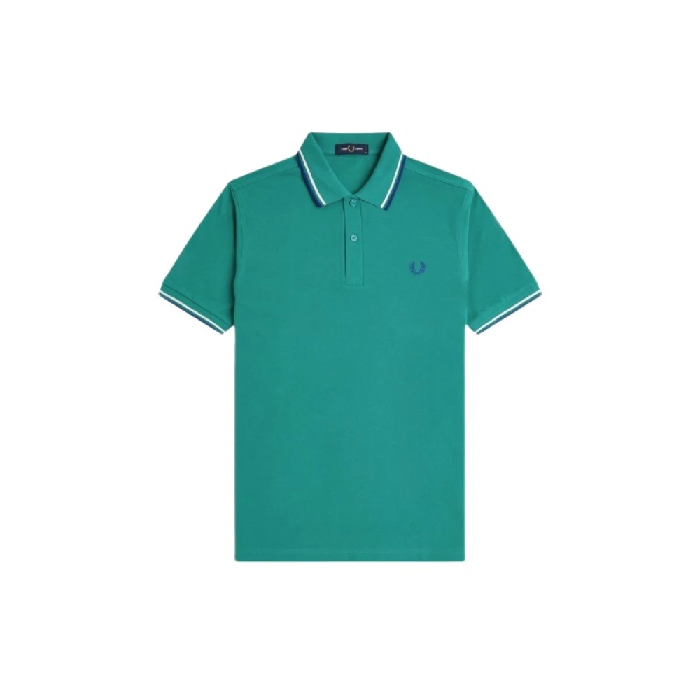 Fred Perry Herren Grün - Bedspreads - Tops - Xl