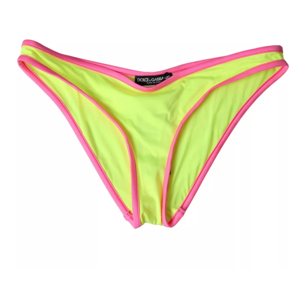 Dolce & Gabbana Damen Gelb - Bikinihose - Swimwear - One Size