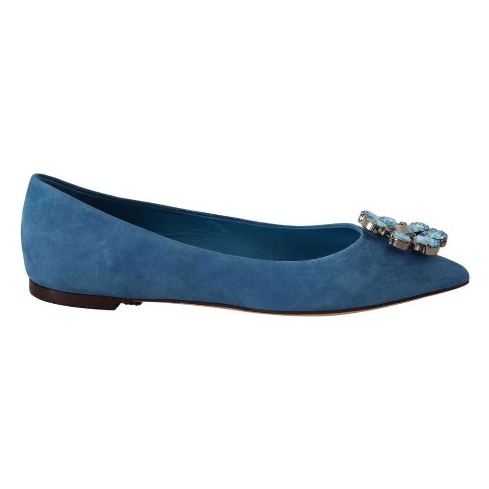 Dolce & Gabbana Damen Blau - Ballerinas - Shoes - 35 Eu