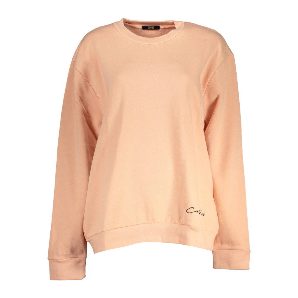 Cavalli Class, Damen, Pullover, Rosa Polyester Women's Sweatshirt, Rosa, (S) - Bild 4
