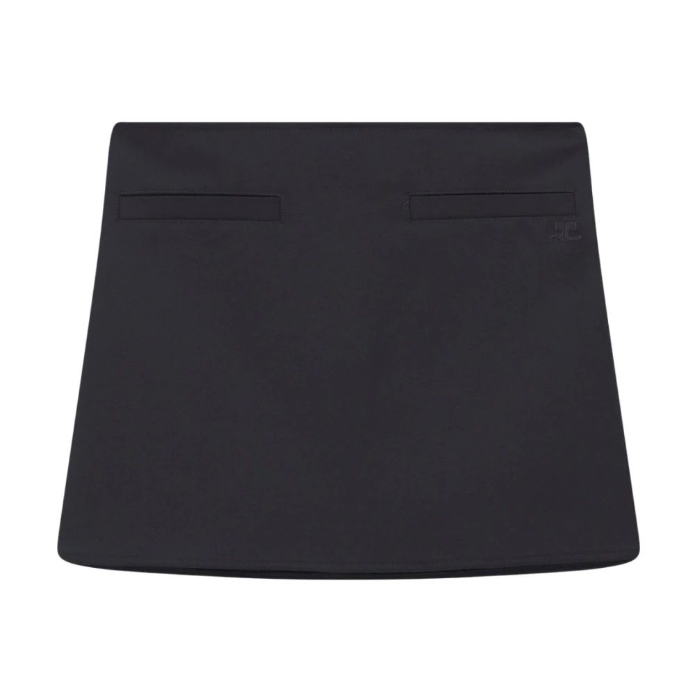 Courrèges Damen Schwarz - Minirock - Skirts - K - 2XS