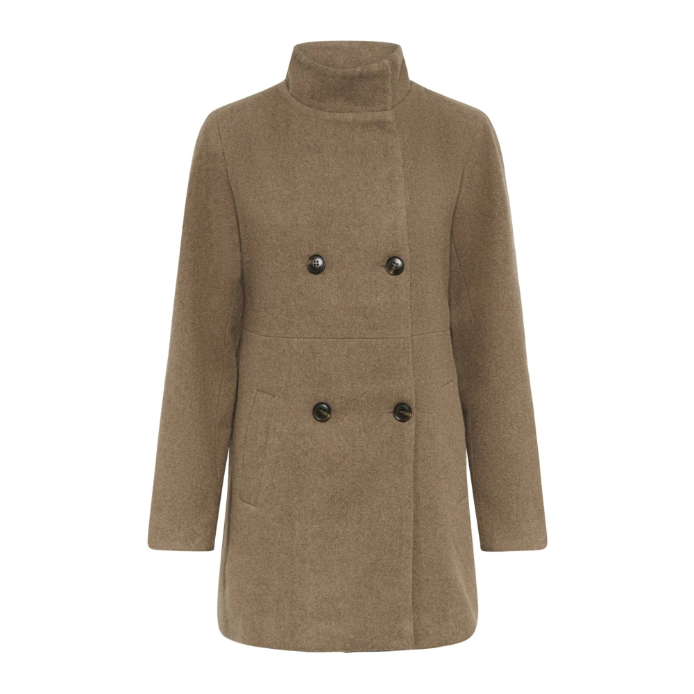 Kaffe Damen Marron Mantel Kafanny - Bild 3