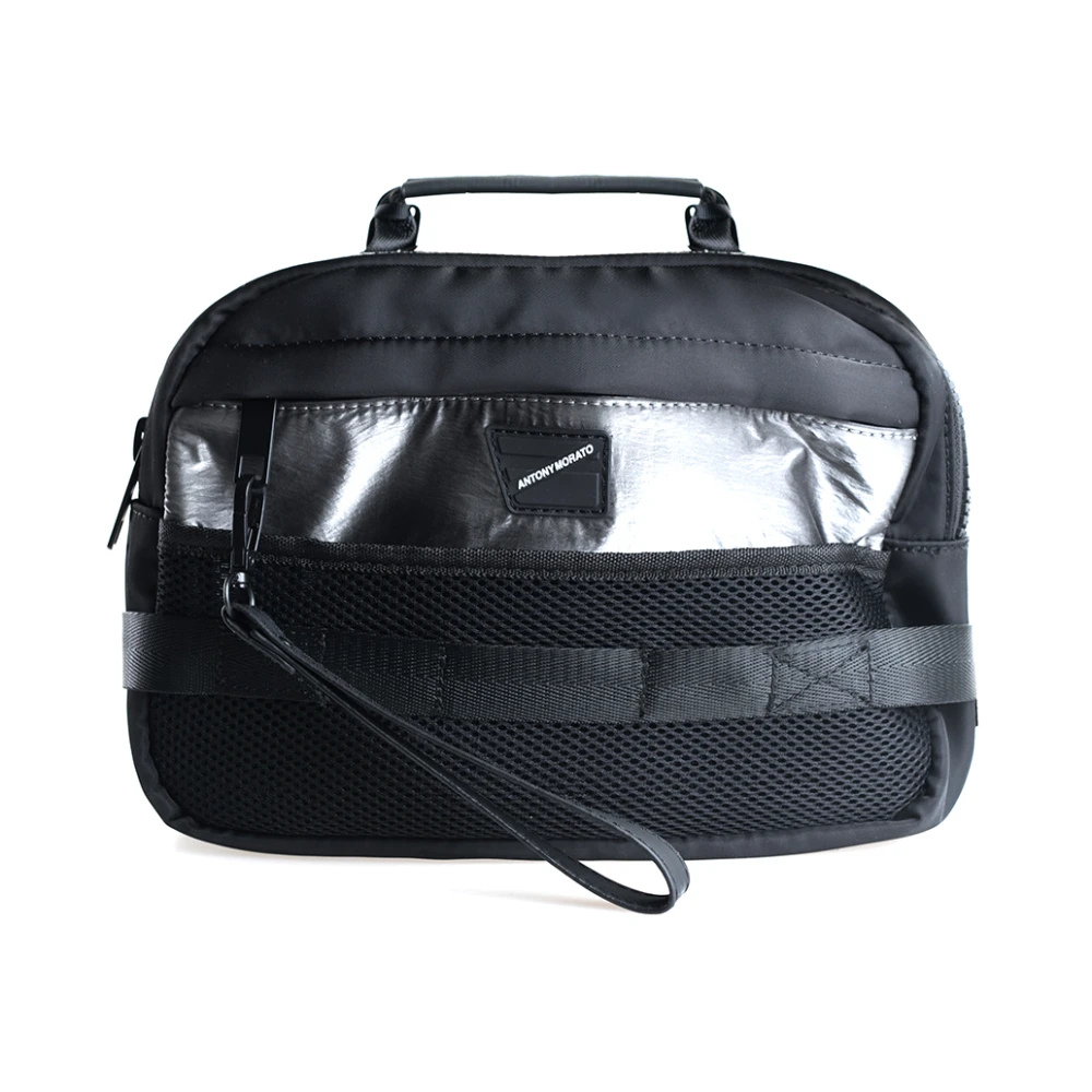 Antony Morato Herren Schwarz - Nieren - Bags - K -One Size