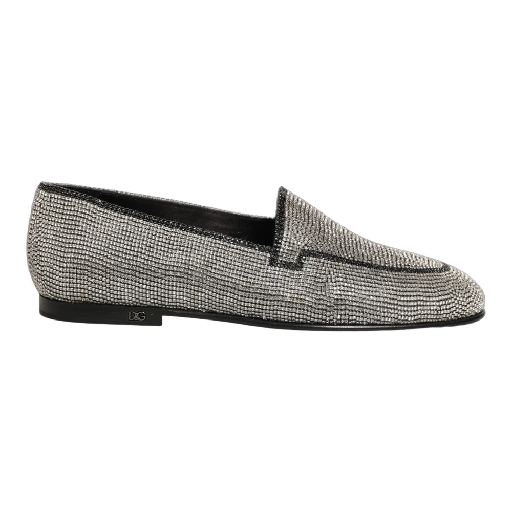 Dolce & Gabbana Herren Grau - Loafers Dress Schuhe - Shoes - 41 Eu