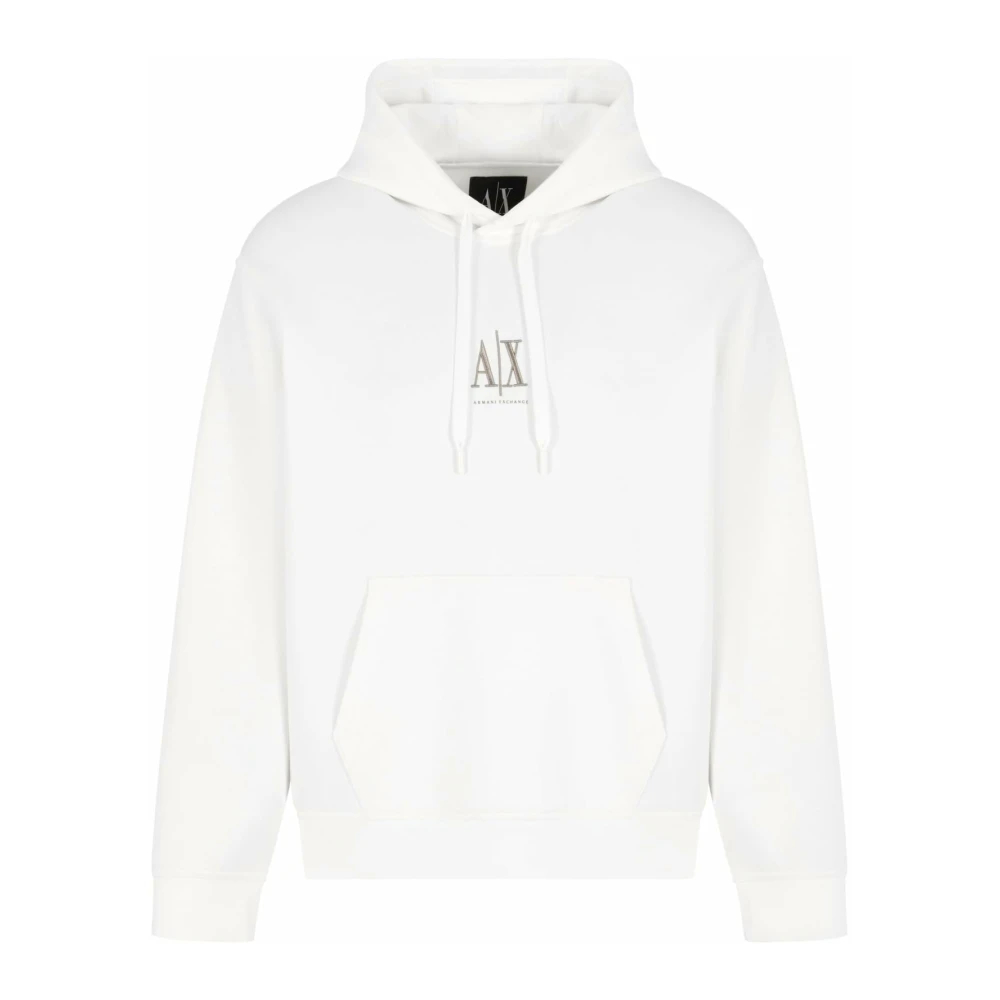 Armani Exchange Herren Cotton Icon Logo Hoodie Hooded Sweatshirt (1er Pack) - Bild 10