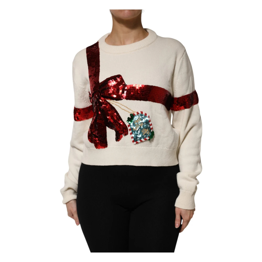 Dolce & Gabbana Damen Weiß - Pullover - Knitwear - 2XS
