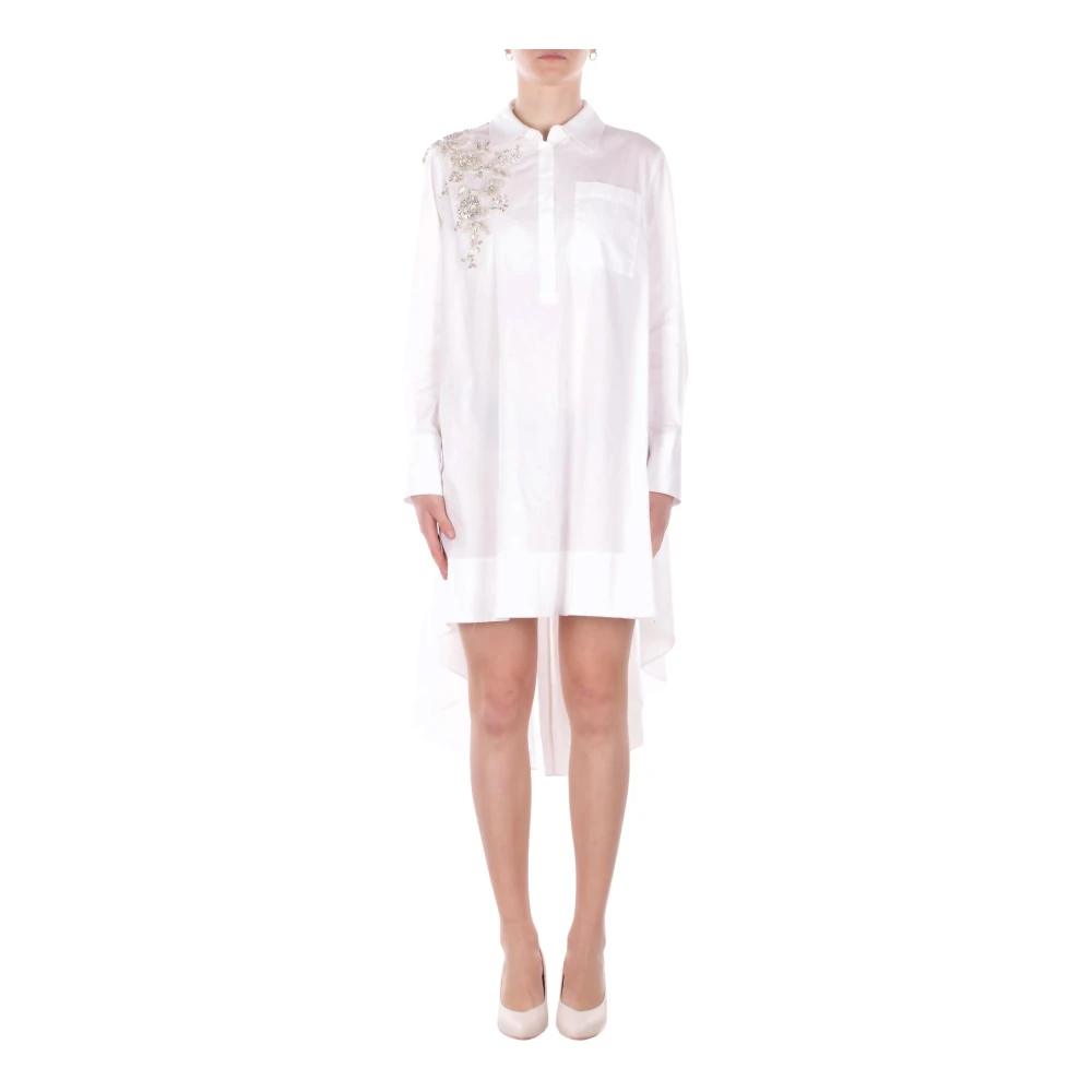 Blugirl Damen Weiß - Hemdblusenkleid - Dresses - Xs
