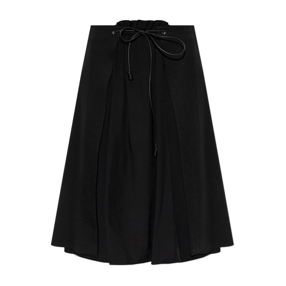 Moncler Midirock Aus Wollgabardine für Damen in Schwarz in Größe: 40 - Bild 7