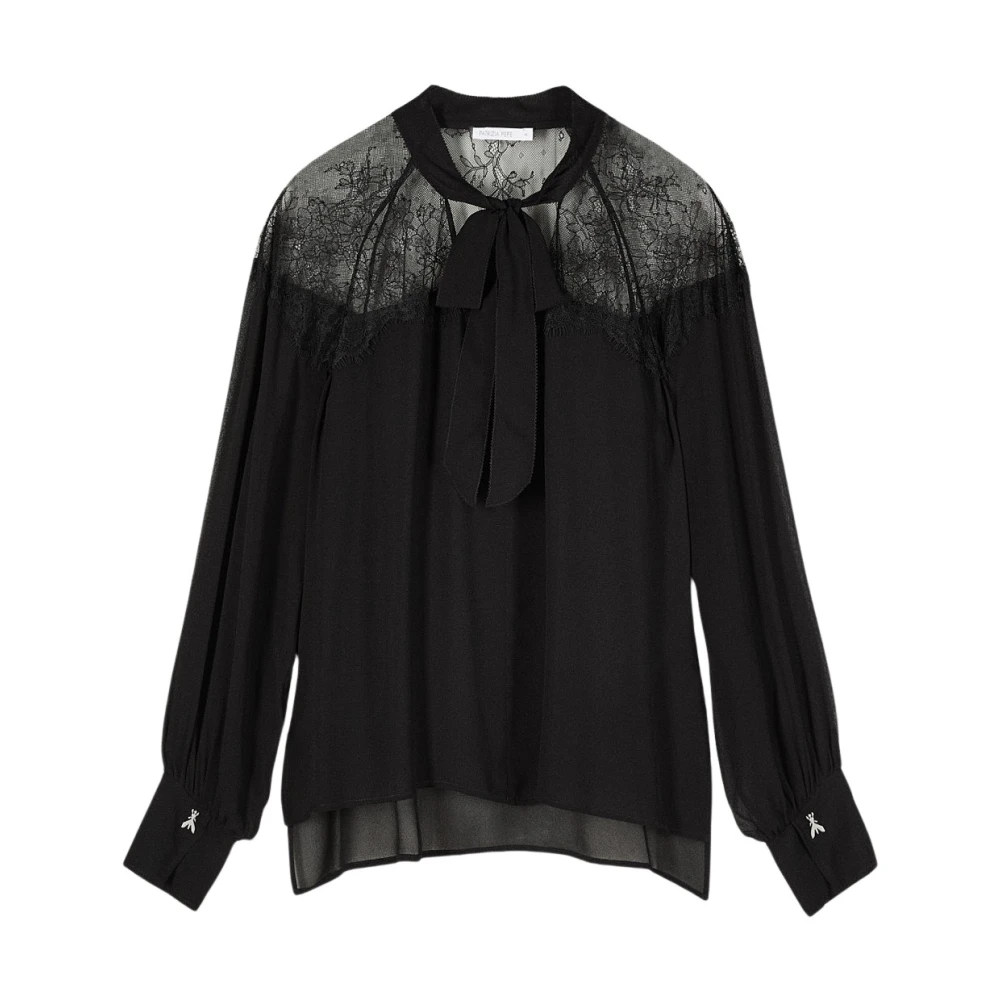 Patrizia Pepe Damen Schwarz - Blusen - Blouses & Shirts - K - Xl