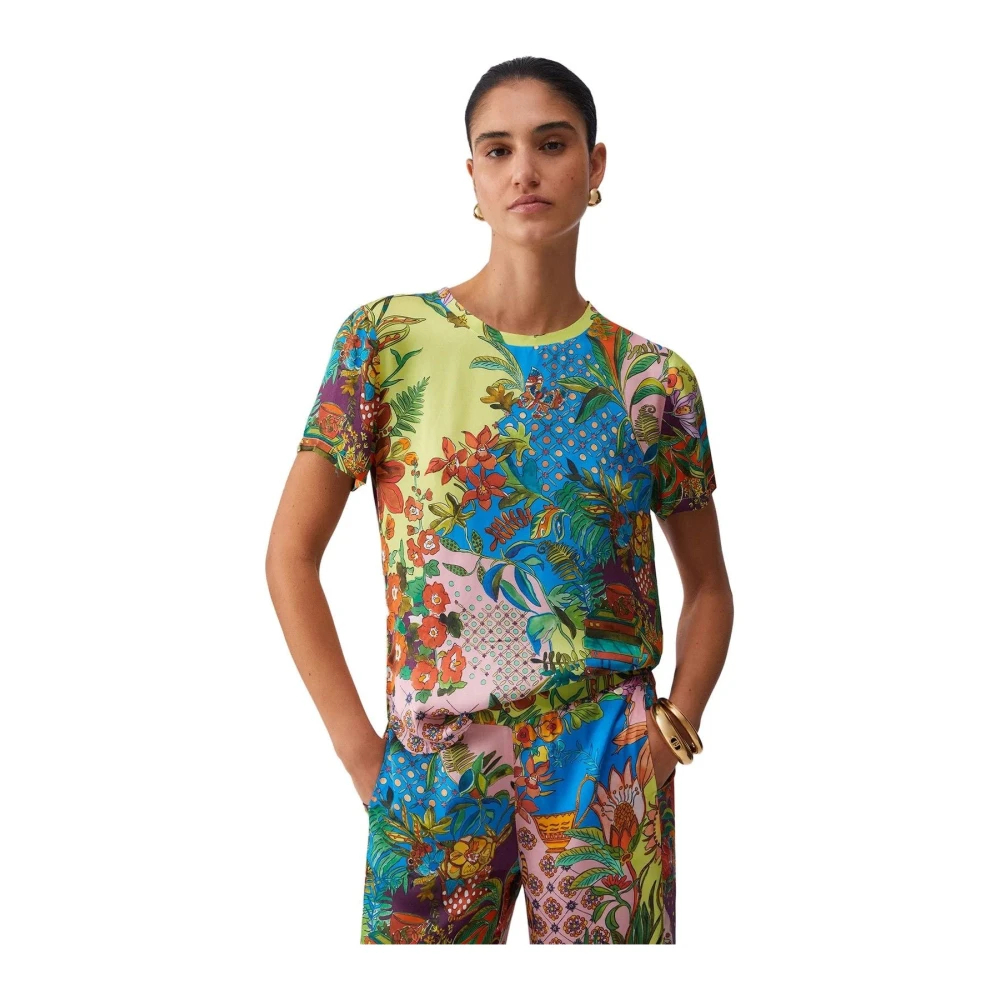 Liu Jo Damen Multicolor - Bluse - Blouses & Shirts - Mehrfarbig -L