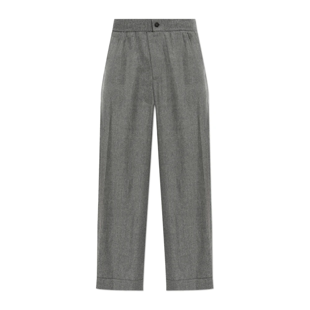 Giorgio Armani Herren Grau - Hosen Aus Schurwolle - Trousers - L