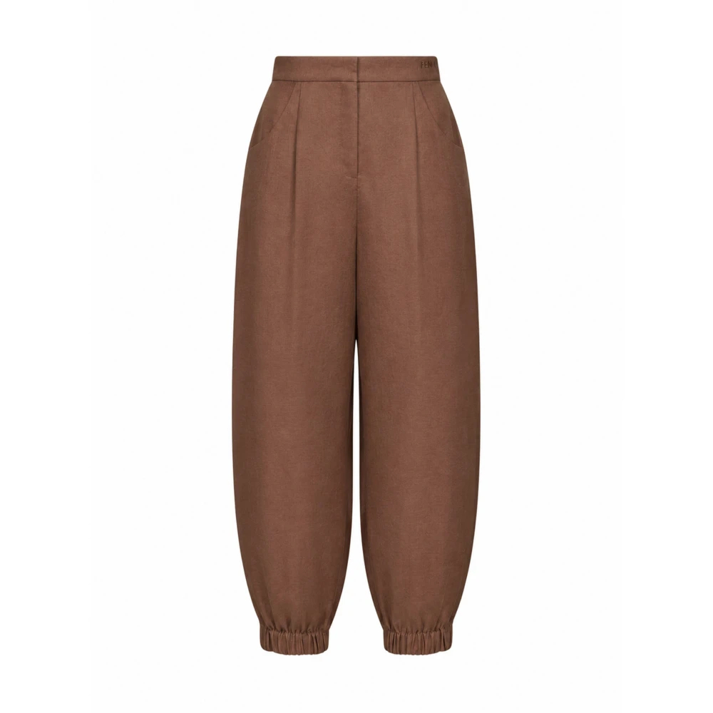 Fendi Damen Braun - Hosen - Trousers - Xs