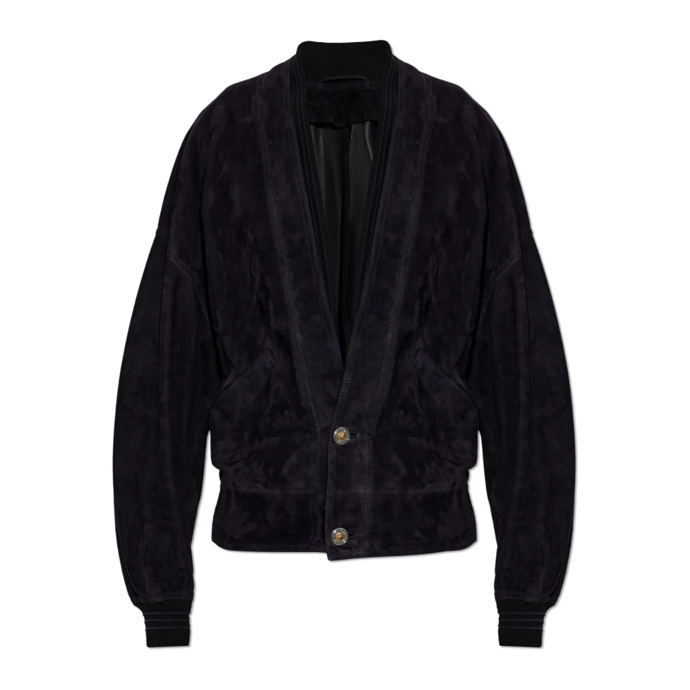 Versace Herren Blau - Wildlederjacke - Jackets - Xl
