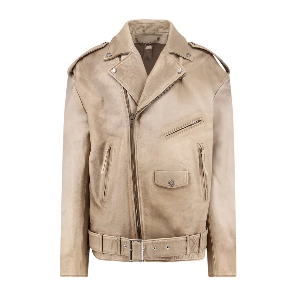 Golden Goose Herren Beige - Lederjacke - Jackets - Xl