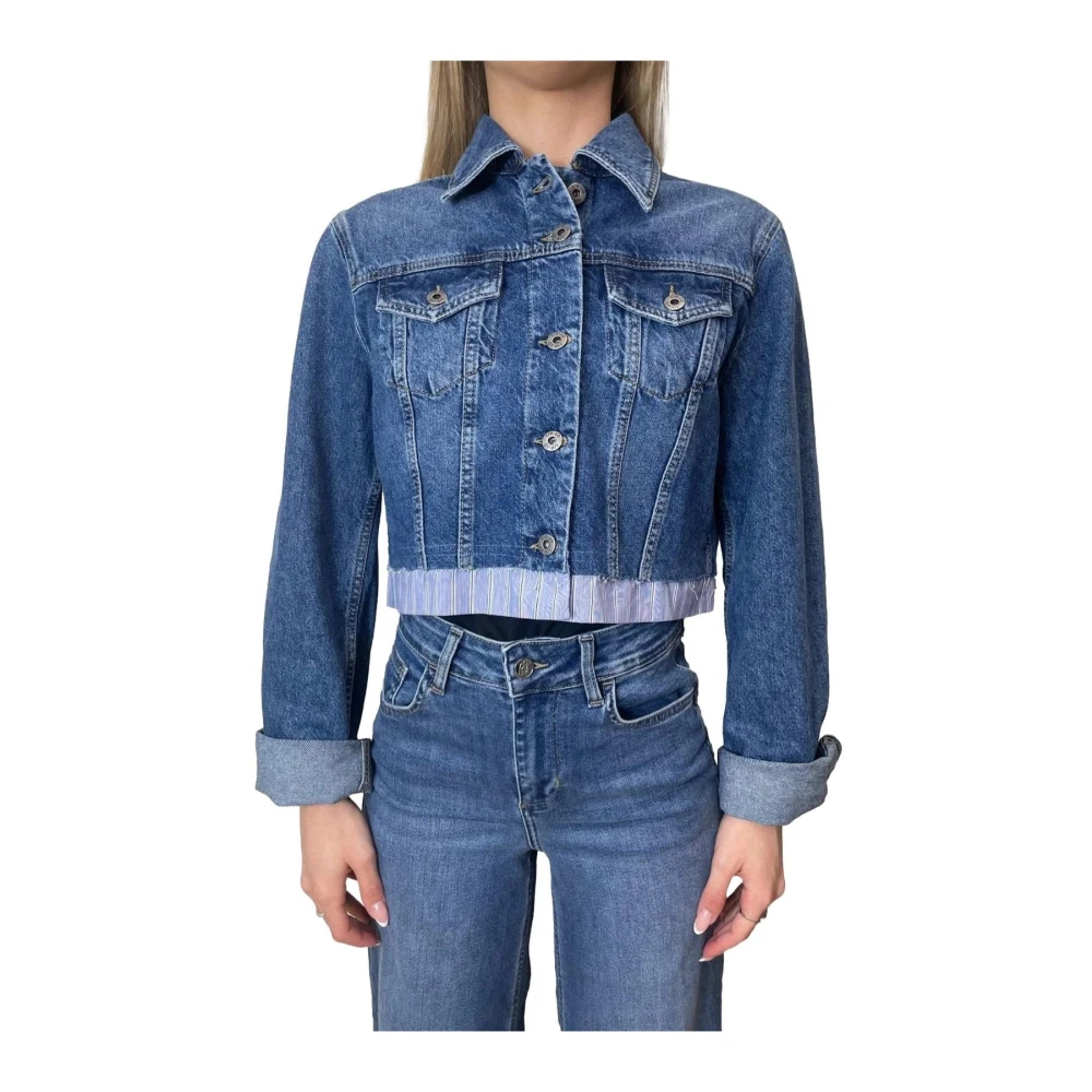Liu Jo Damen Blau - Jeansjacke - Jackets - S