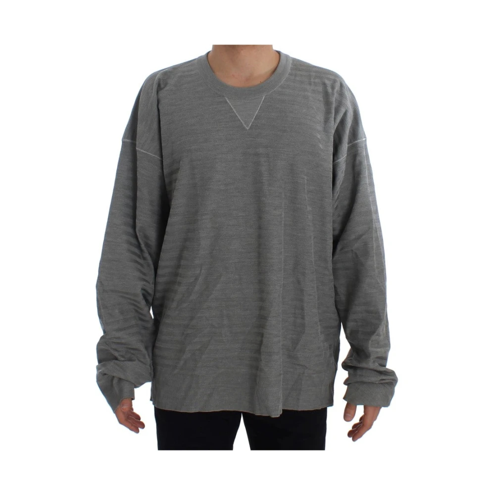 Dolce & Gabbana Herren Grau - Rundhalspullover - Knitwear - M