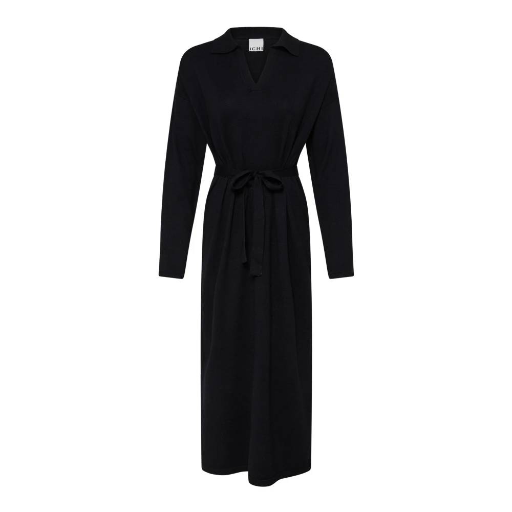 Ichi Damen Noir Kleid Luls 2 - Bild 3