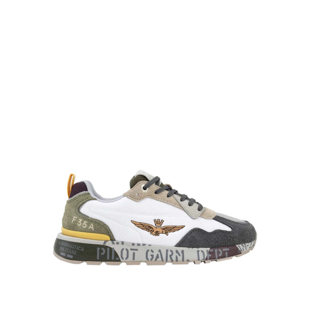 Aeronautica Militare Herren Multicolor - Air Force Sneakers - Shoes - Mehrfarbig - 44 Eu