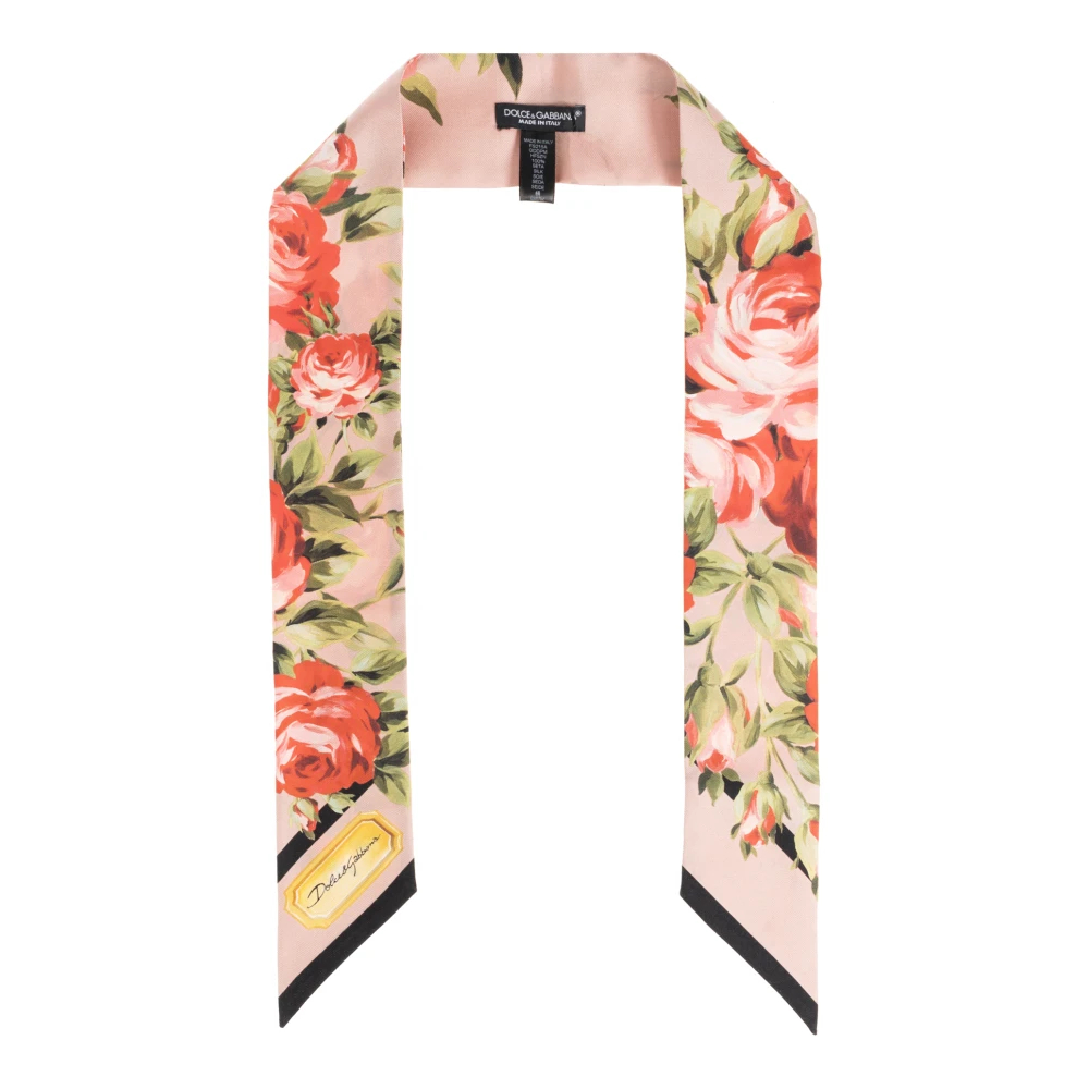 Dolce & Gabbana Damen Rosa - Seidenschal - Accessories - One Size