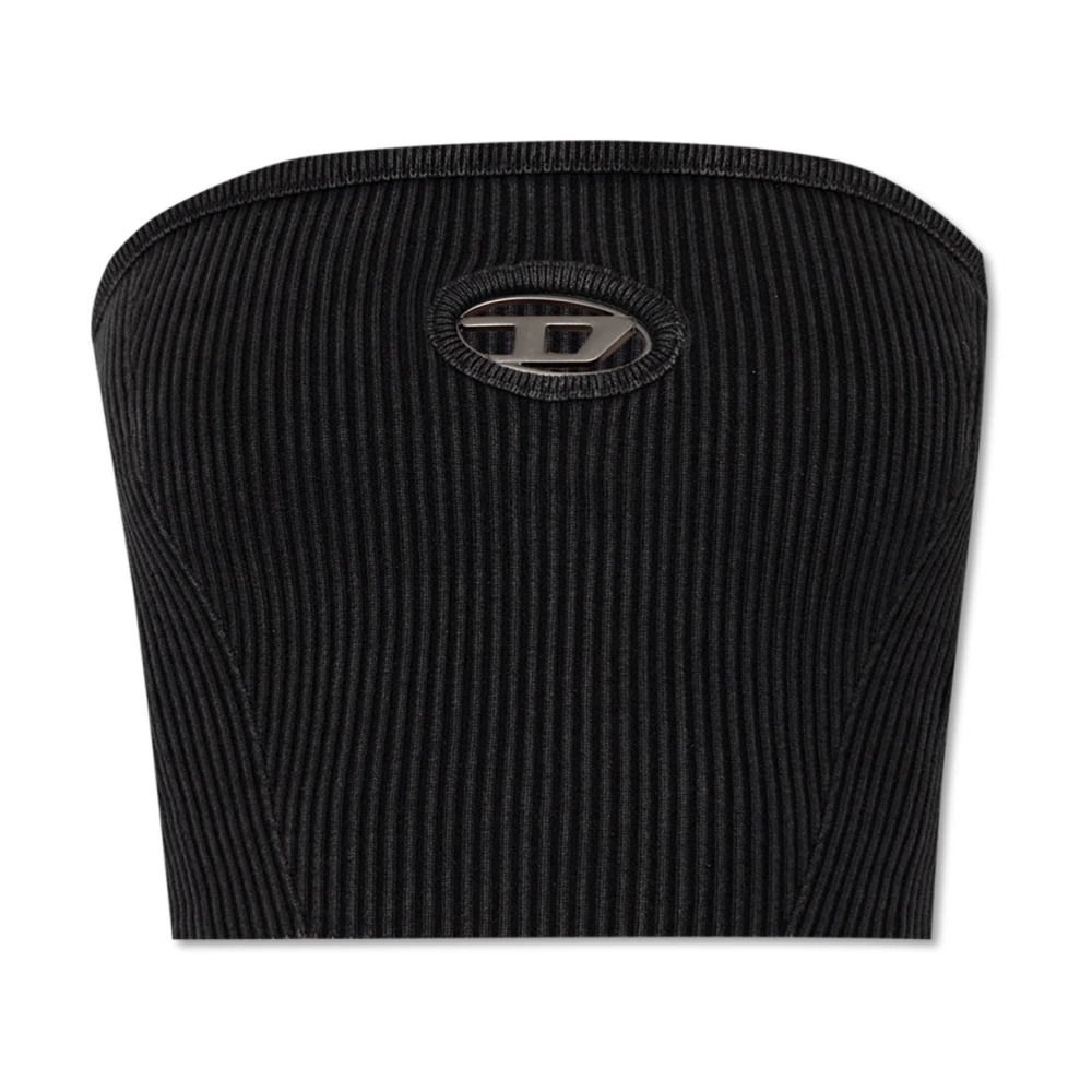 Diesel Damen Schwarz - Ärmelloses Top - Tops - K - 2XS