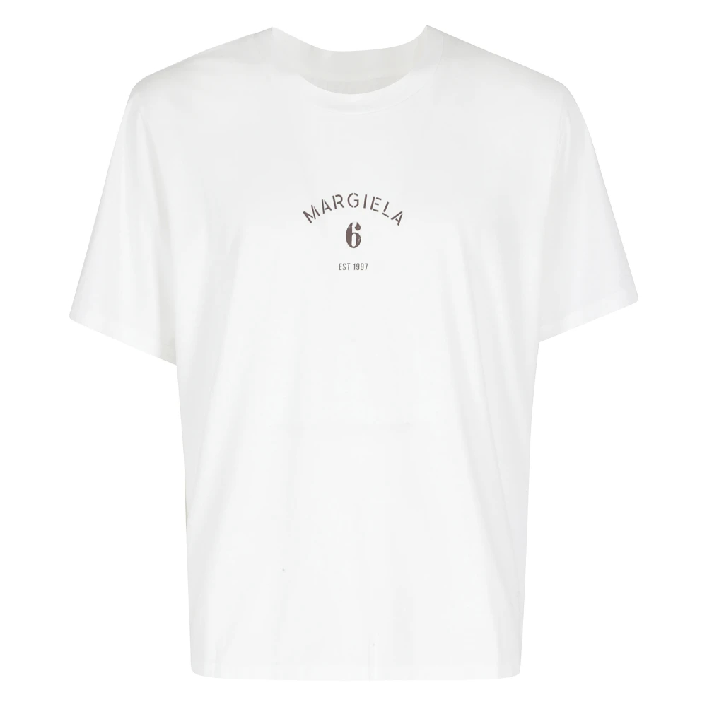 Mm6 Maison Margiela Herren Weiß - Tshirt - Tops - Xl
