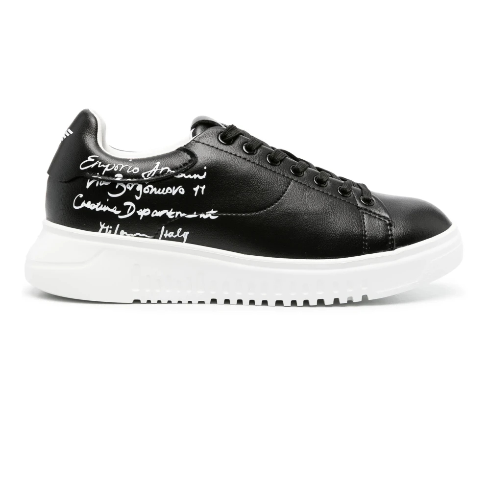 Emporio Armani Damen Schwarz - Sneaker - Shoes - K - 40 Eu