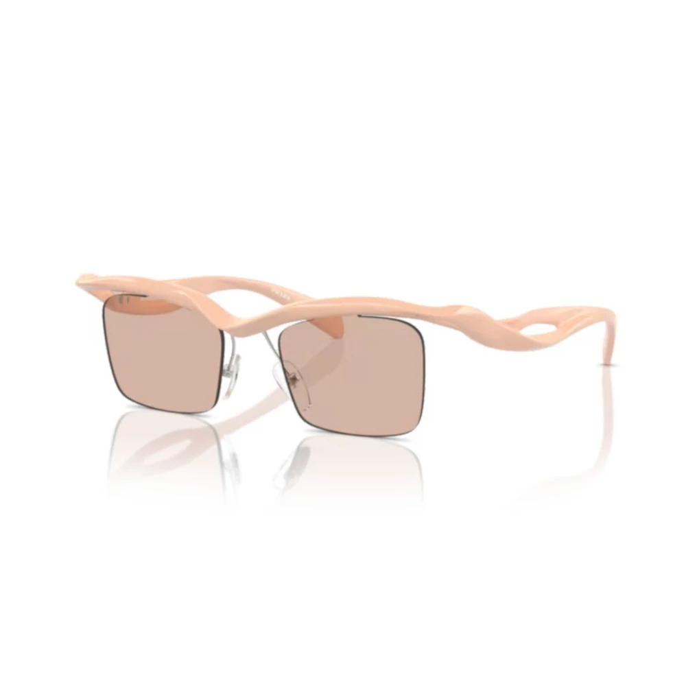 Prada Herren Braun Pr A15s 18Q4i2 Sonnenbrillen Nylon Rosa Quadratisch Normal - Bild 5