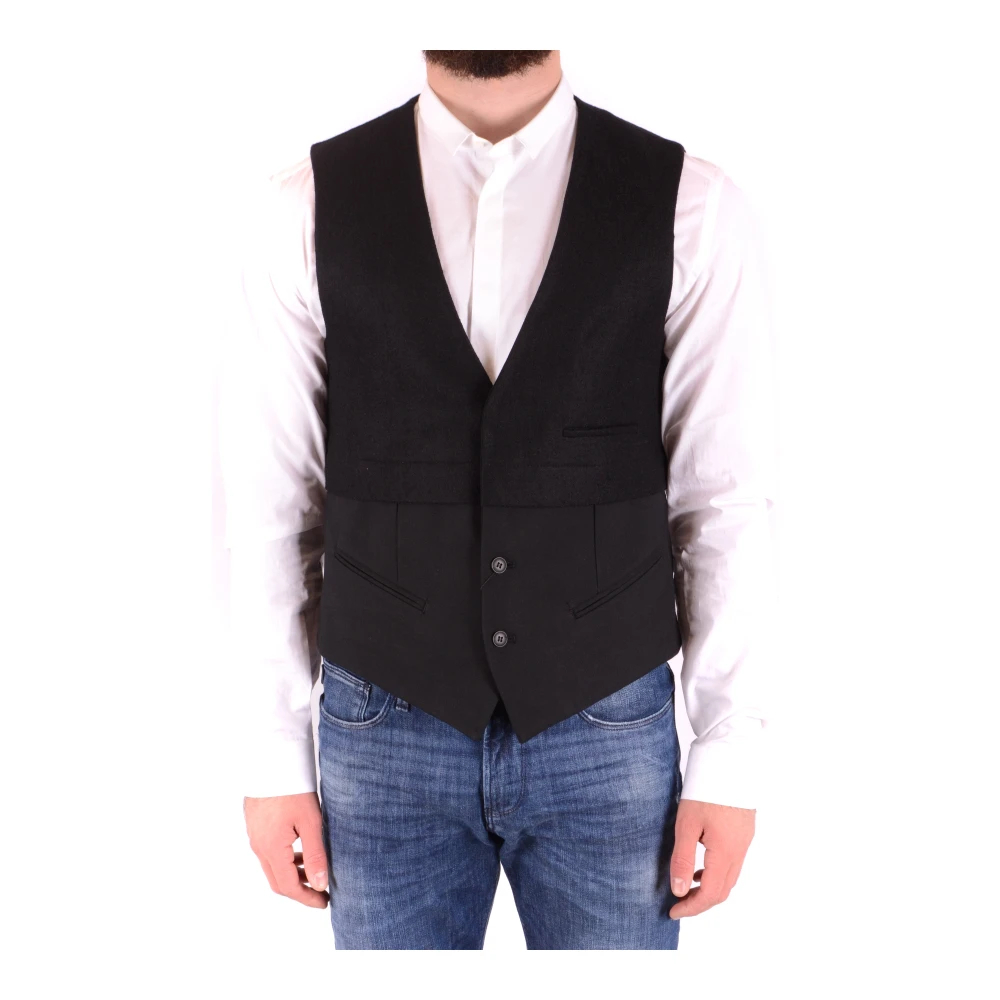 Antony Morato Herren Schwarz - Weste - Suits - K -Xs