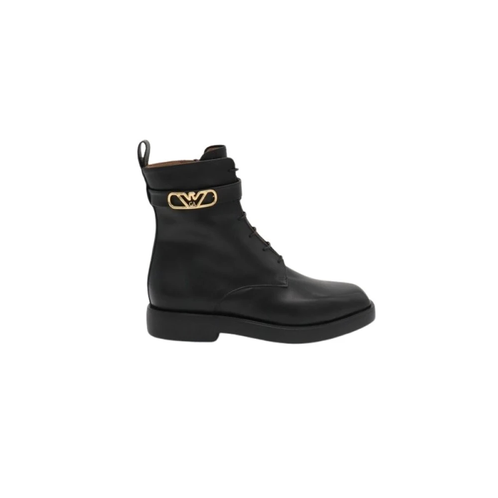 Emporio Armani Damen Schwarz - Boots - Shoes - K -39 Eu