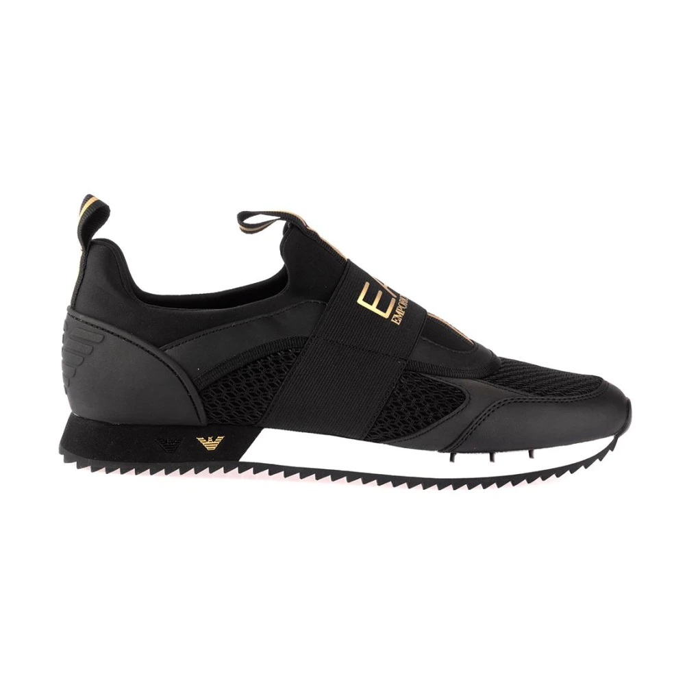 Emporio Armani Ea7 Herren Schwarz - Sneakers - Shoes - K - 39 Eu