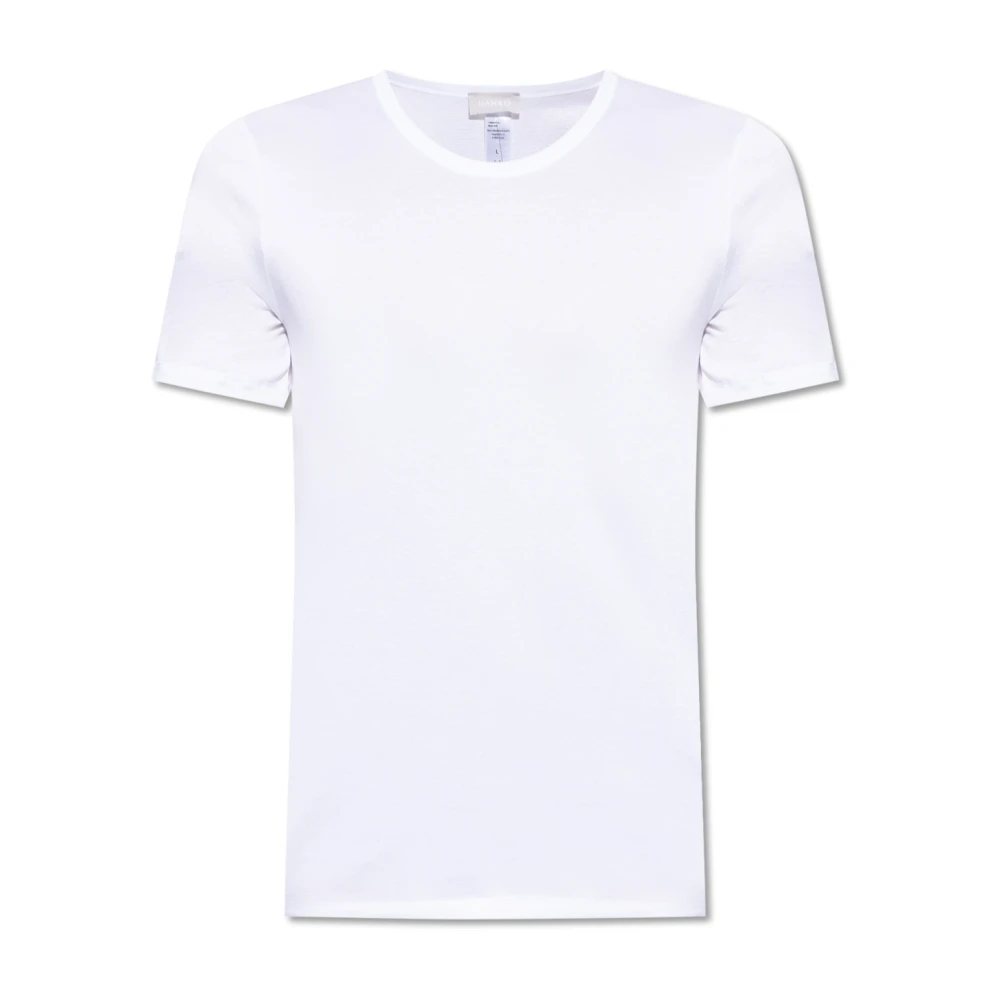 Hanro Herren Weiß - Cotton Pure Rundhals-T-Shirt - Tops - S