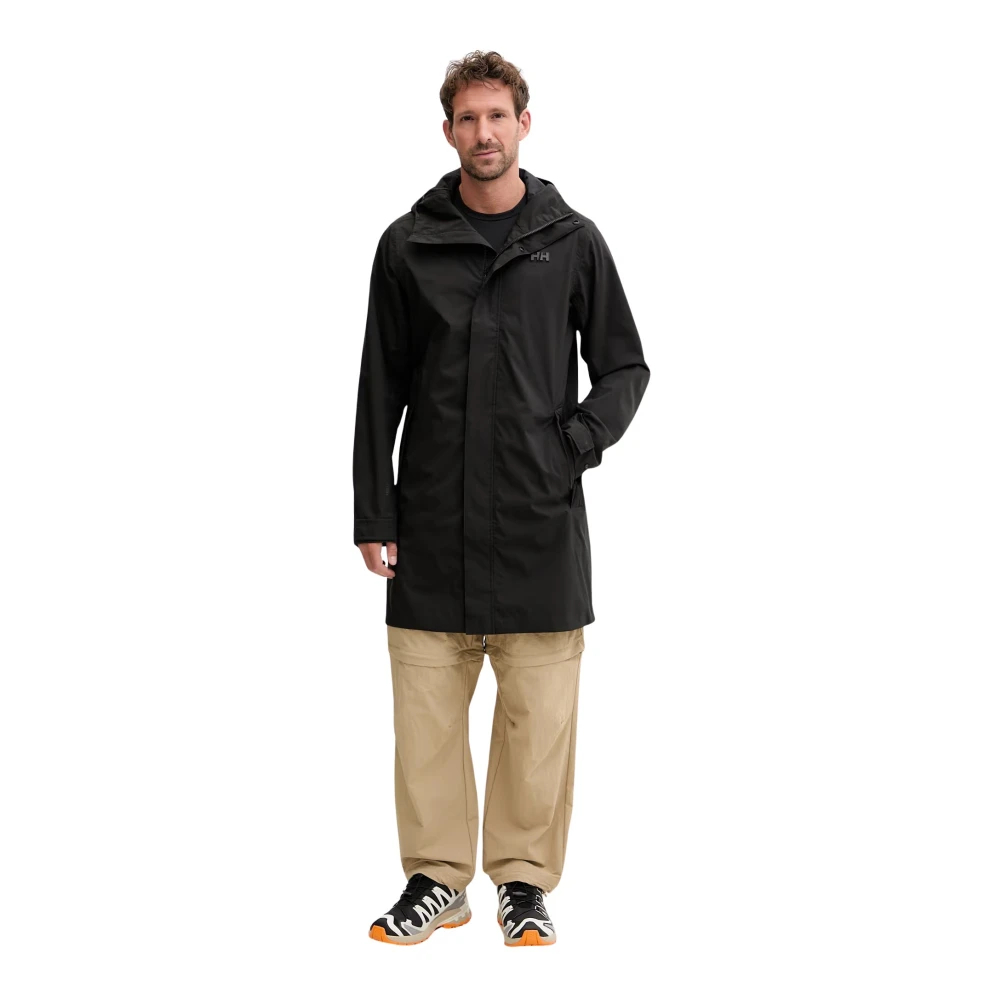 Helly Hansen Herren Schwarz Regenjacke Brussel - Bild 3