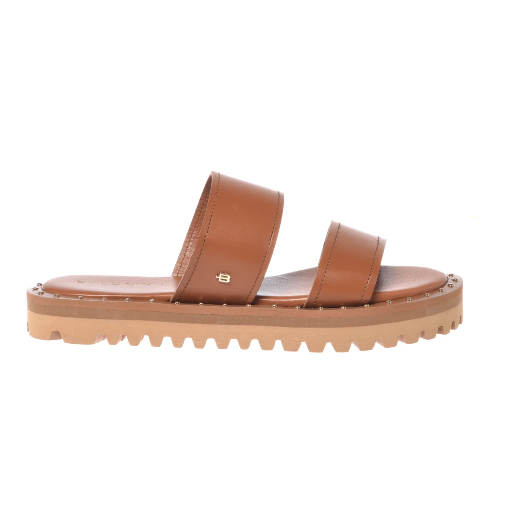 Baldinini Damen Braun - Leather Mule - Shoes - 40 Eu