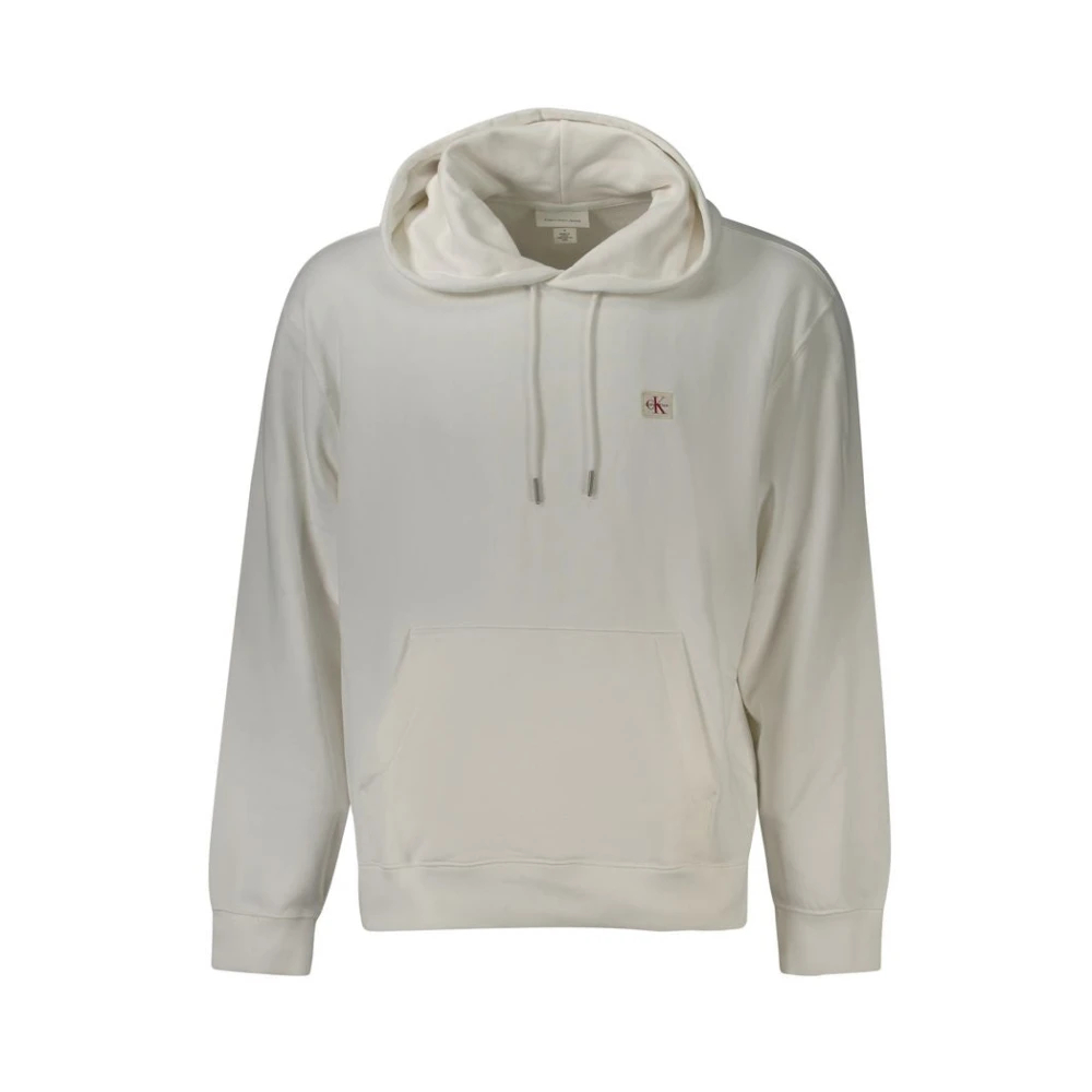Calvin Klein Herren Weiß - Cotton Sweater - Sweatshirts & Hoodies - L