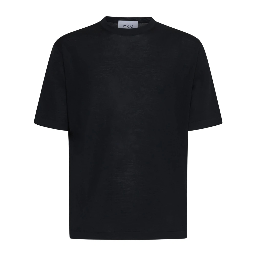 D4.0 Herren Schwarz - Wool Sweater - Tops - K - M