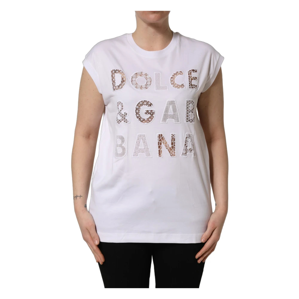 Dolce & Gabbana Damen Weiß - Rundhals-Tanktop - Tops - S