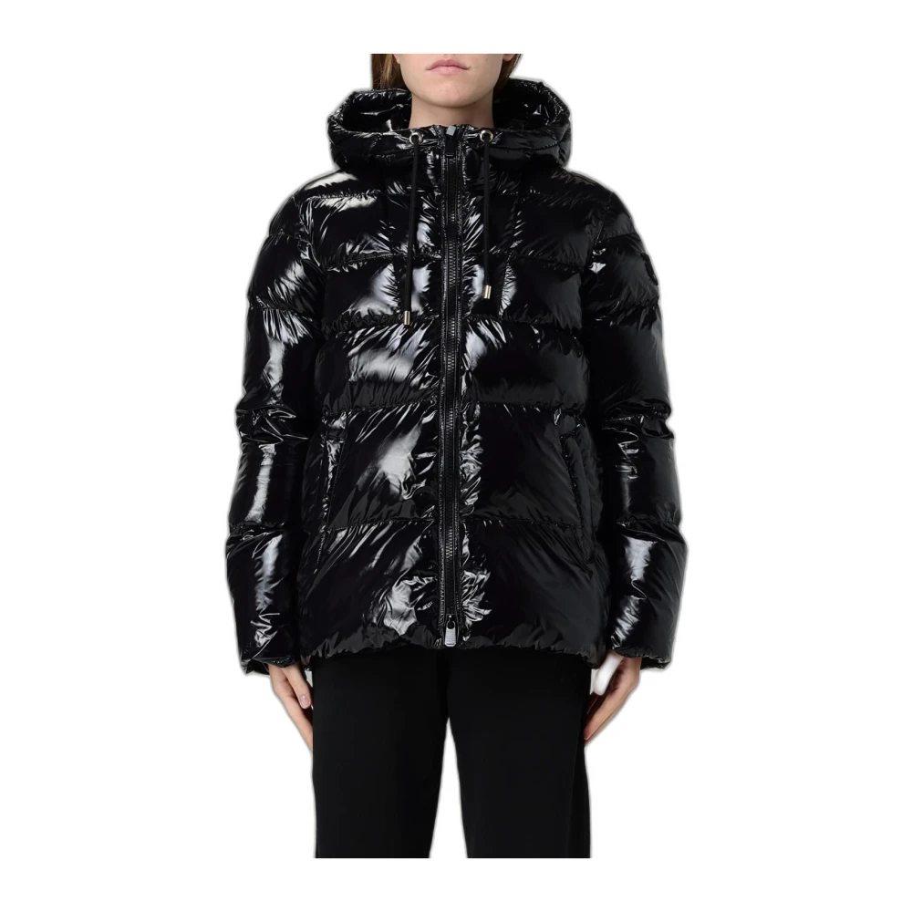 Pinko Damen Schwarz Eleodoro Caban Crystal Nylon C Jacke Eu Größe 38 / Uk Größe 10 - Bild 10