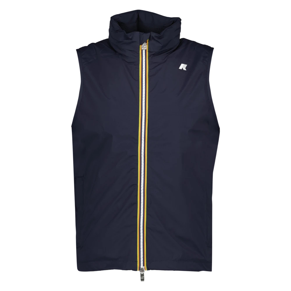 K-Way Herren Blau - Valen Weste - Jackets - L