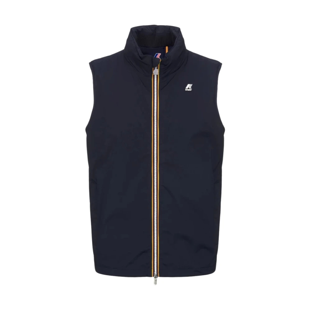 K-Way Herren Blau - Valen Weste - Jackets - M