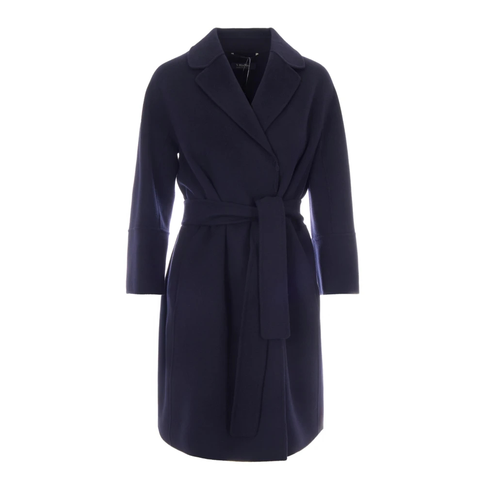 'S Max Mara Damen Marine Wollmantel Arona, Gr. 40 - Bild 3