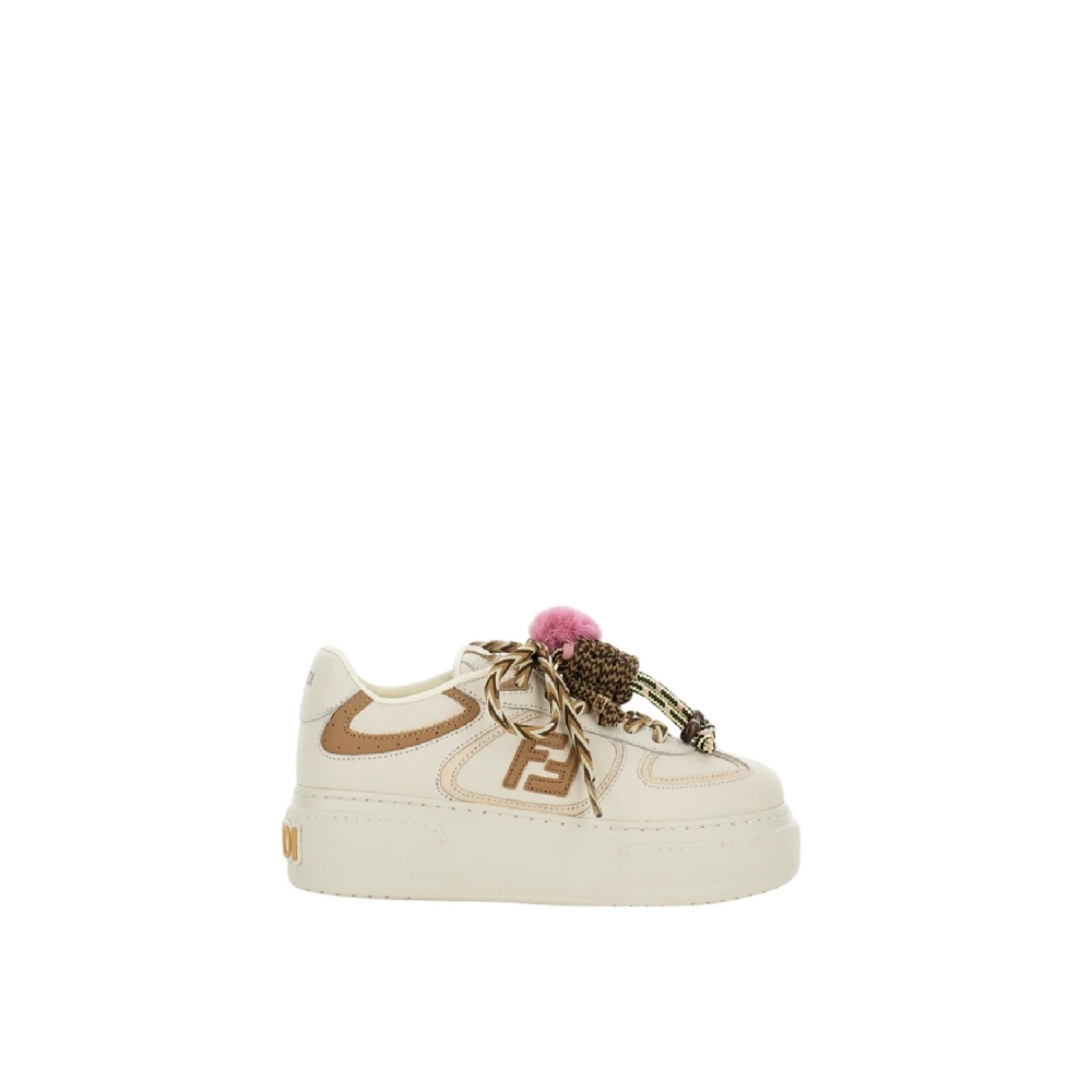 Fendi Damen Beige - Match Sneaker - Shoes - 39 Eu