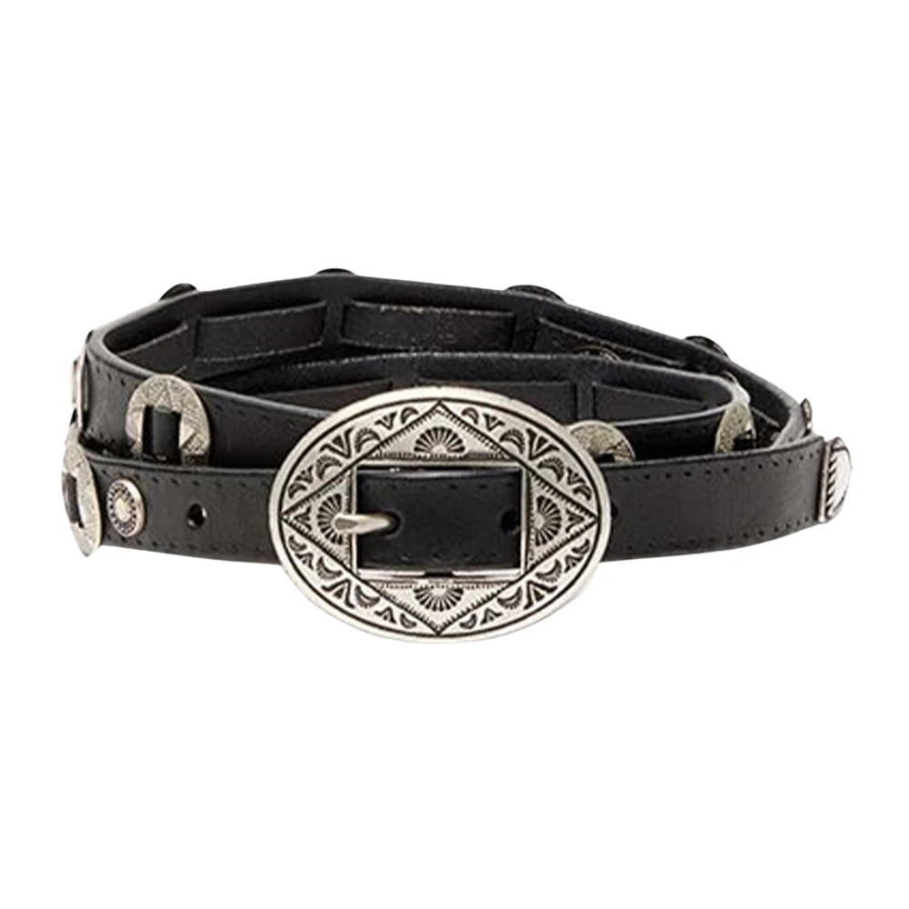 Golden Goose Damen Schwarz - Gürtel - Accessories - K -80 Cm